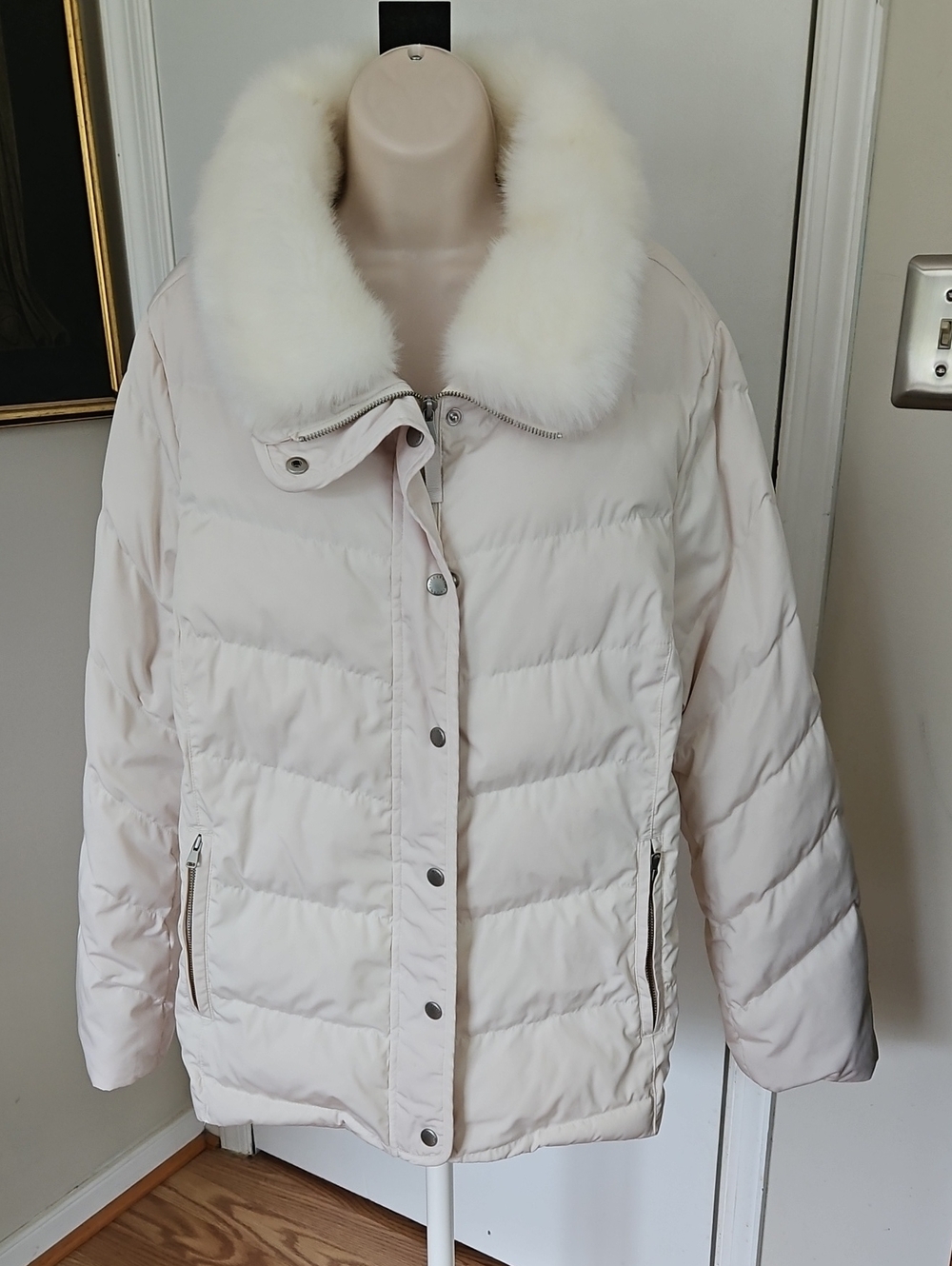 Talbots Short Down Alternative Puffer Jacket Size XL